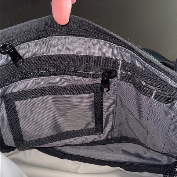 Timbuk2 Two-Tone Green and Yellow Small Messenger Bag - Picture 4 of 5